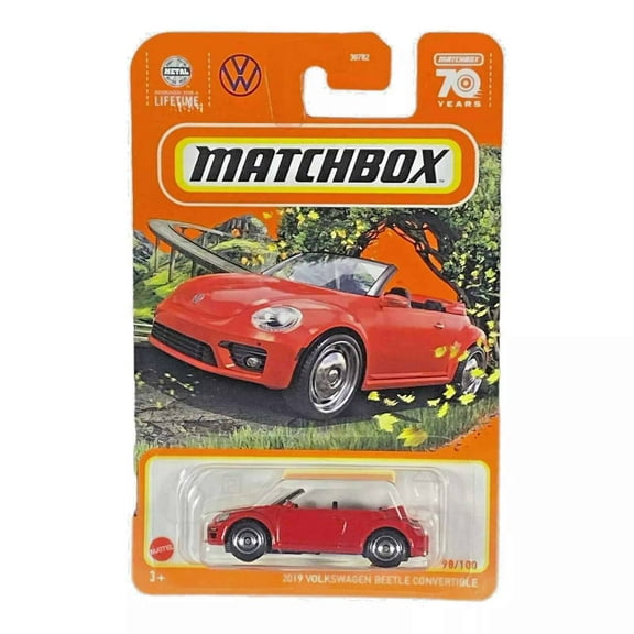 Matchbox 70 Years 2019 Volkswagen Beetle Convertible (Red)