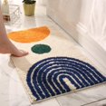 thumbnail image 3 of Alfombra de baño deslizante absorbente de agua de secado rápido grueso Un amarillo cro Zulema Portero interior, 3 of 8