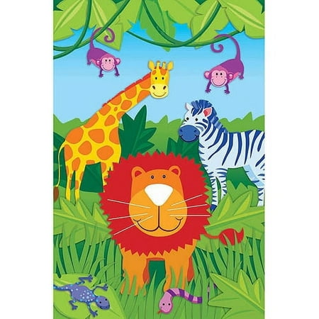 Jungle Animals Party Game Poster (1ct)