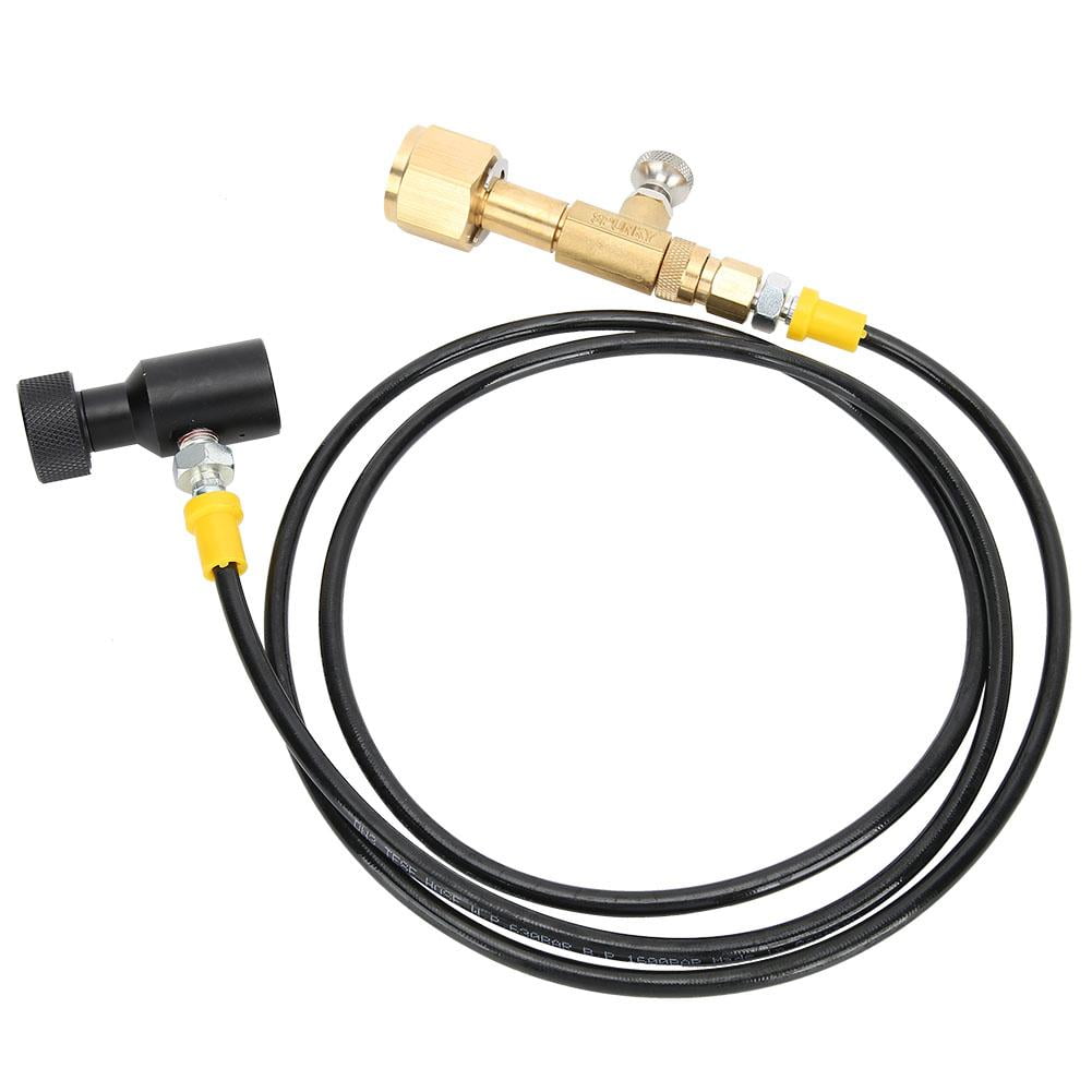 Domqga CO2 Hose Adapter Kit,Soda Hose,CO2 Refill Adapter 1.5m Hose Kit