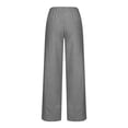 thumbnail image 6 of CHUMUD Womens High Waisted Wide Leg Jeans Stretchy Straight Leg Baggy Jeans Trendy Seamed Front Loose Denim Pants with Pockets, 6 of 6