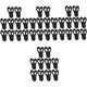 thumbnail image 1 of 40 Pcs Coat Hanger Clips Pants Nonslip Hangers Multipurpose Hanger Plastic Clothes Hanger Plastic Clothespins Trouser Hanger, 1 of 4