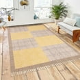 thumbnail image 2 of Casavani Hand Woven Durries Bedroom Floor Rug, Blue 9x15 feet, 2 of 6