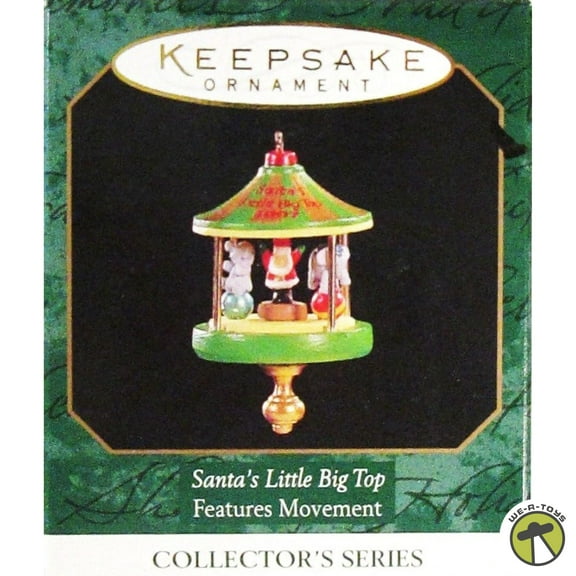 Hallmark Keepsake Ornament Santa's Little Big Top Miniature Ornament 1997