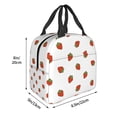 thumbnail image 3 of Honeii Hand Drawn Strawberry Print Lunch Bag Women, Lunch Box Lunch Bag for Women Adult Men, Small Leakproof Cute Lunch Tote Large Capacity Reusable, 3 of 8
