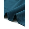 thumbnail image 5 of DARING DIVA Plus Size Ruffle V Neck Long Sleeve Midi Casual Dress 1X Peacock Blue, 5 of 6