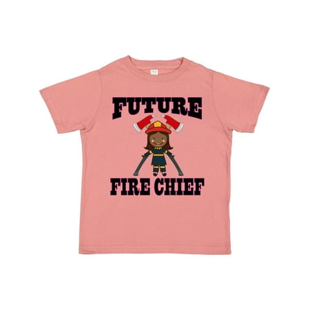 

Inktastic Future Fire Chief Girl Firefighter Gift Toddler Toddler Girl T-Shirt