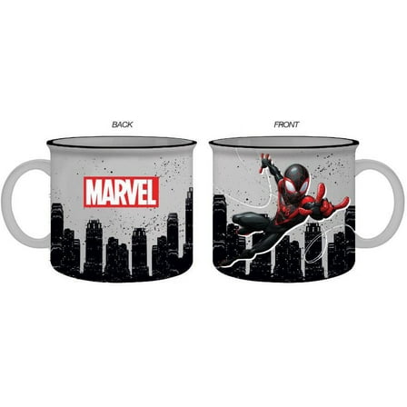 Spiderman Miles Morales New York 20oz Ceramic Camper Mug