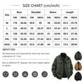 thumbnail image 3 of Men's Solid Color Zip Lapel Retro Workwear Jacket, Army Green, Size L, 3 of 5