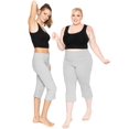 thumbnail image 2 of Stretch Is Comfort Women's Capri Yoga Pants | Adult Small- 7x, 2 of 6