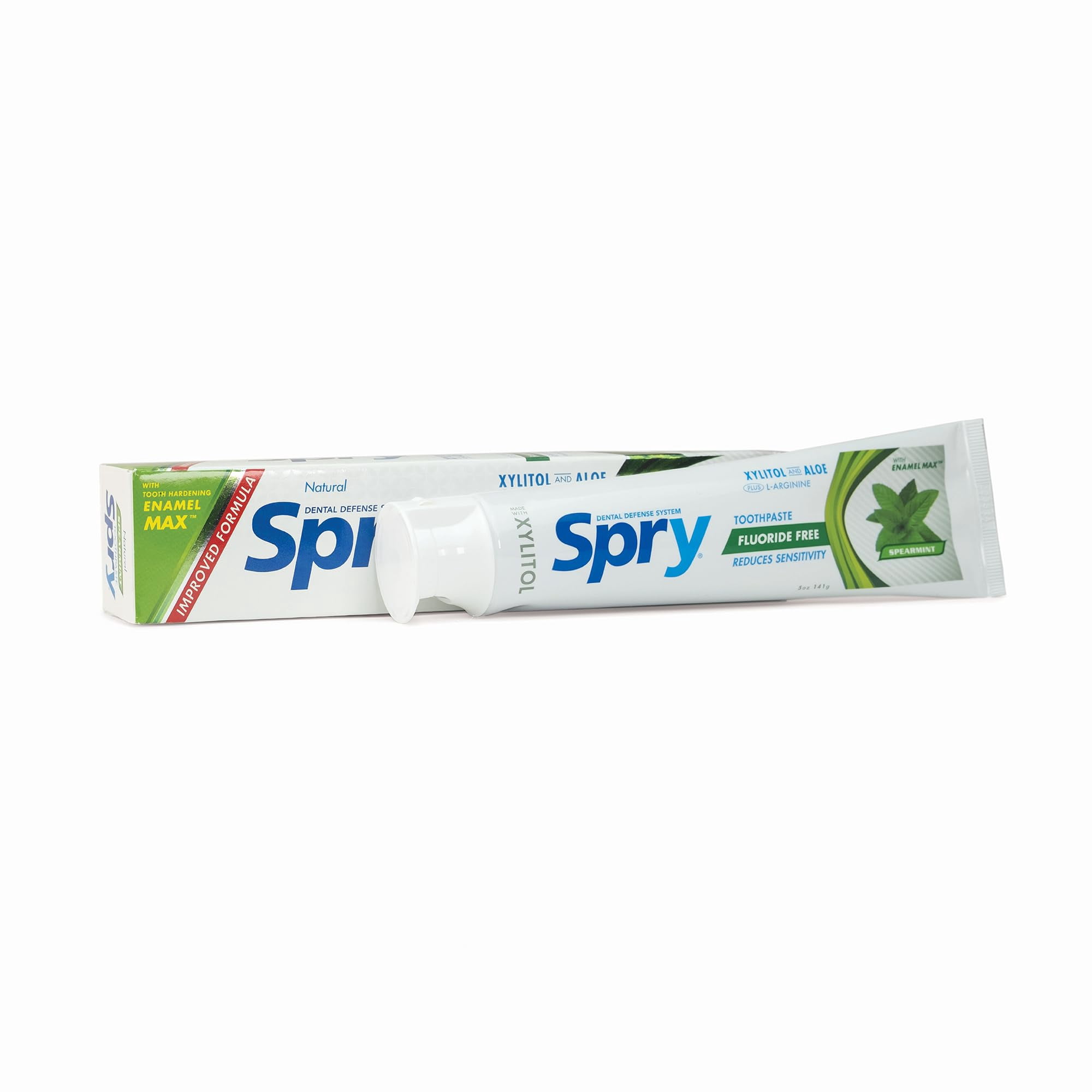 Spry Fluoride Free Kids Toothpaste - Bubble Gum Flavor, 5oz, With Xylitol For Teeth & Dry Mouth