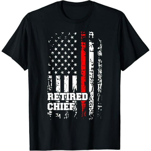 Retired Fire Chief Shirt Firefighter Rank Retirement Gift T-Shirt mens t shirt,black,women,funny,misfits,men,journey