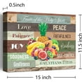 thumbnail image 2 of Fruit of the Spirit Wall Art,Fruits of the Spirit Wall Decor,Galatians 5:22:23 Canvas Poster Print Wall Decor,Christian Religious Scripture Home Kitchen Dining Room Wall Decoration W626, 2 of 6