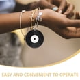 thumbnail image 3 of UPOUART 10Ud Ornamentos Acrílicos Colgantes Discos Vinilo Para Pulseras Decoraciones Negras, 3 of 7