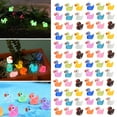 thumbnail image 2 of Pebbuoy 20Pcs Mini Duck Glow-in-the-dark Resin Duck Ornaments Adorable Duck Sculptures for Garden Home Party Decoration, 2 of 7