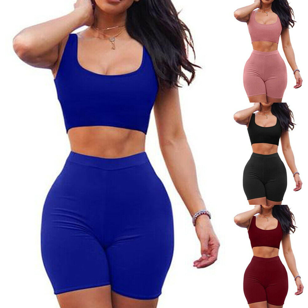 Nituyy - US Women Crop Top Short Skirt Bodycon Evening Cocktail Party ...