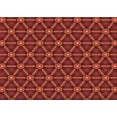 thumbnail image 1 of Ahgly Tapis Rectangulaire Lavable en Machine Rouge Pamplemousse Transitionnel, 2 Pieds x 5 Pieds, 1 of 7