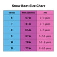 thumbnail image 4 of Avalanche Dots Girls' Hook and Loop Snowboots. (Toddler/Little Kids) - Pink/Fuchsia, 6, 4 of 7