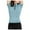 Sky Blue, variant on gbyLJF Women's Shirt Short Sleeve Zip Up Quick Dry T-shirts Solid Color Stretch Sports Fitness Tops Slim Fit Tennis Top