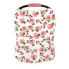 ECZJNT Pink Roses Nursing Cover Baby Breastfeeding Infant Feeding Cover Baby Car Seat Cover