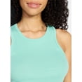 thumbnail image 4 of No Boundaries Ribbed High Neck Tank Top, Women's XXS-XXL, 4 of 5