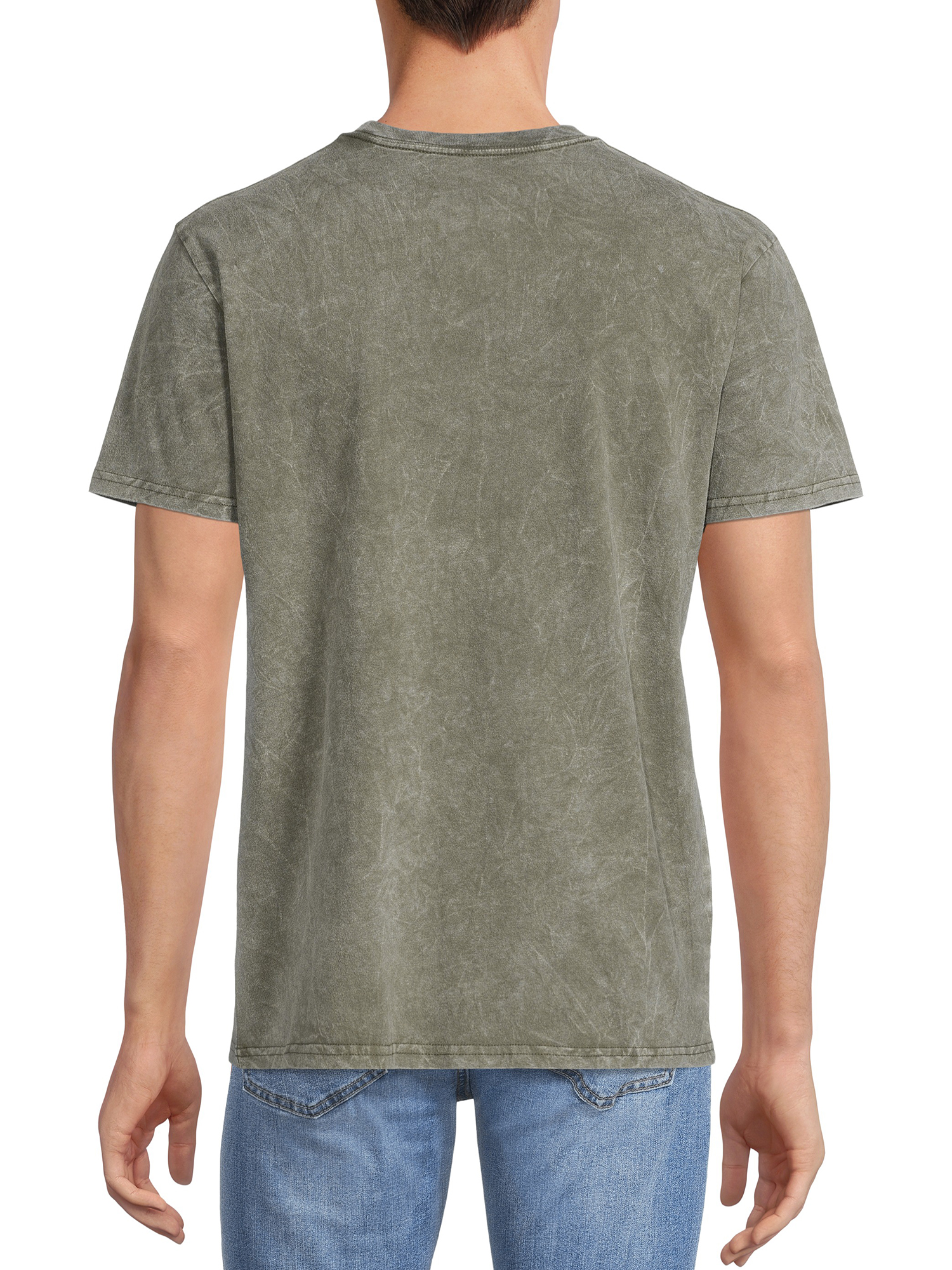 Dragon Ball Z Men’s Mineral Wash T-Shirt with Short Sleeves