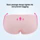 thumbnail image 4 of Ropa interior de algodón transpirable para embarazadas, cintura baja, en forma de U, elástica, para mujer (rosa L), 4 of 12