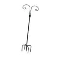 thumbnail image 4 of jinwen Double Shepherds Hook Bird Feeder Pole for Lantern Solar Light Plant Baskets Height 1.6M, 4 of 9