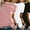 Pink+white+black, variant on MORTTIC 3-Pack Women's Solid Color Basic Short Sleeve T-Shirts - Comfortable Crew Neck Casual Tees