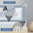 Bed Rail for Toddlers 59in Infants Safety Bed Guardrail, Vertical