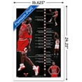 thumbnail image 3 of Michael Jordan - Timeline Wall Poster, 14.725" x 22.375", Framed, 3 of 3