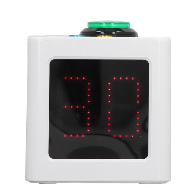 Professional Poker Shot Clock, Rechargeable Timer With HD Display, Portable Stopwatch For Casino Chess Tournament, 100-240V Power Supply