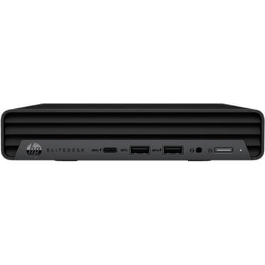 Restored HP EliteDesk 800 G6 Mini Desktop | Core i5 - 10500T - 256GB SSD Hard Drive - 16GB RAM | 6 cores @ 3.8 GHz Win 10 Pro Black (Refurbished)