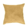 thumbnail image 2 of PONPRNGY Throw Pillow Covers Decorative 1Pc Soft Velvet Corduroy Striped Square Cushion Cover for Bench Couch Decor, 15 x 15 inch, 2 of 6