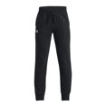 thumbnail image 1 of Forro polar Joggers Under Armour Rival para niños, color negro/blanco, talla XL, 1 of 1