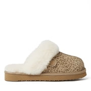 Fireside By Dearfoams Womens Sydney Genuine Shearling Scuff Slipper