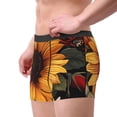 thumbnail image 2 of Vsdgher Sunflower Floral Butterfly Pattern Men's Boxer Brief Underwear,Soft Funny Underwear for Men-Medium, 2 of 5