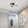 thumbnail image 5 of 46383-07 Livex Lighting Bromley - 3 Light Flush Mount In Transitional Style-4.63 Inches Tall and 13 Inches Wide-Bronze/Antique Brass Finish, 5 of 8