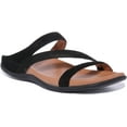 thumbnail image 1 of Strive Trio Women's Strappy Leather Sandal In Black Size 7.5/8, 1 of 6