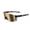 ElectroGold Lens/Black Frame, variant on Photochromic Shield Sport Unisex Sunglasses, Blue, 1 Pack Sunglasses
