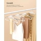 thumbnail image 5 of SONGMICS Perchas ABS 5kg 360° Giratorio U Ahorra Espacio 50 Unidades, 5 of 5