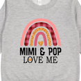 thumbnail image 3 of Inktastic Mimi and Pop Love Me Girls Granddaughter Rainbow Toddler Sweatshirt, 3 of 4