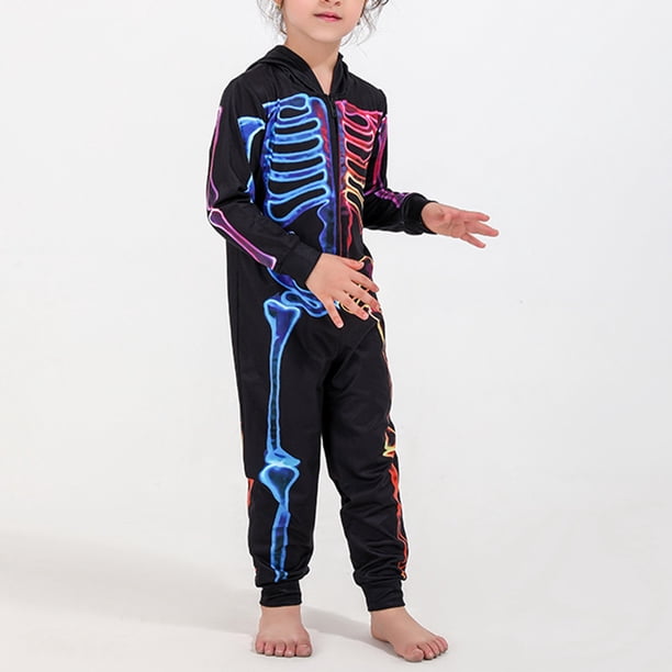 Conjunto de Pijamas NikouMX Jammies Familiares de Halloween con Capucha