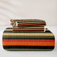 thumbnail image 5 of jejeloiu Warm Aztec Bed Spread Queen For Men Women,Vibrant Tribal Queen Coverlet Set,Multicolor Black,3 Pieces, 5 of 7