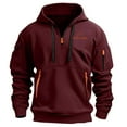 thumbnail image 2 of Xihbxyly Sudadera con Capucha de Moda, Sudadera con Cremallera Estampada de Moda, Jersey con Múltiples Bolsillos, Ropa Casual Elegante, Moda Primavera-Otoño, Comodidad Diaria, Perfecta para Salidas D, 2 of 5