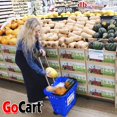 thumbnail image 2 of Carro de Compras dbest products GoCart Canasta de Ropa Azul, 2 of 6