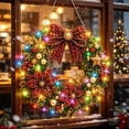 thumbnail image 6 of Christmas DIY Pearl Art Kit with LED String Lights, 9.84-Inch Acrylic Hanging Ornament Craft Set with Pearl Beads, Gems, Applicator Tools and Chain for Holiday Decorating, 6 of 7