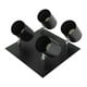 thumbnail image 1 of Soporte de luz de riel de luz, 4 accesorios de lámpara de riel industrial ajustables de luz Kit de iluminación de riel Rendimiento de primer nivel, 1 of 8