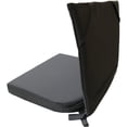 thumbnail image 6 of Outdoor/Indoor Swivel Counter Stool 26" Seat - Ofir Arms - Blue Fabric - Black, 6 of 6