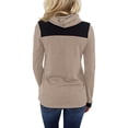 thumbnail image 3 of WREESH Sweat à Capuche pour Femmes, Manches Longues, Col Rond, Imprimé, 3 of 7
